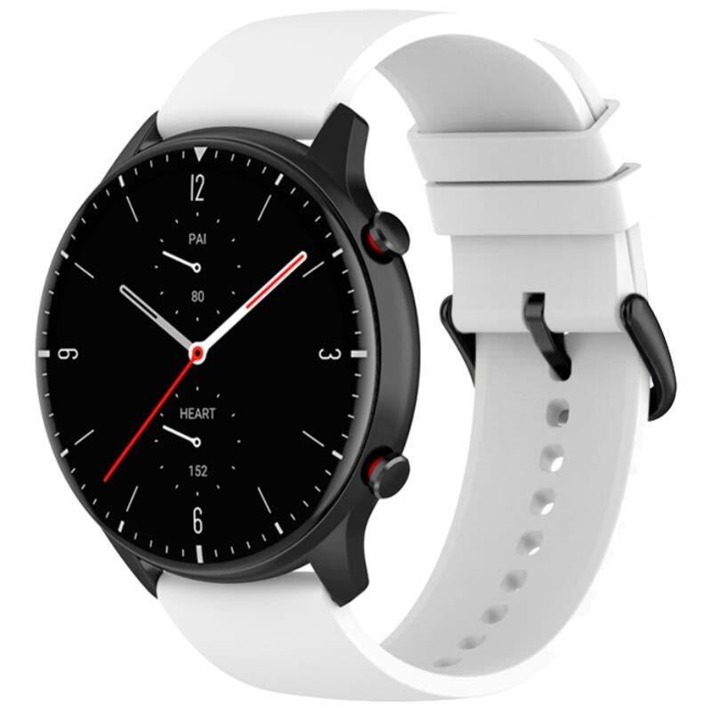 Strap Silicone Universal 22MM White Smartwatch Xiaomi/Amazfit/Samsung/Huawei/Realme/Ticwatch
