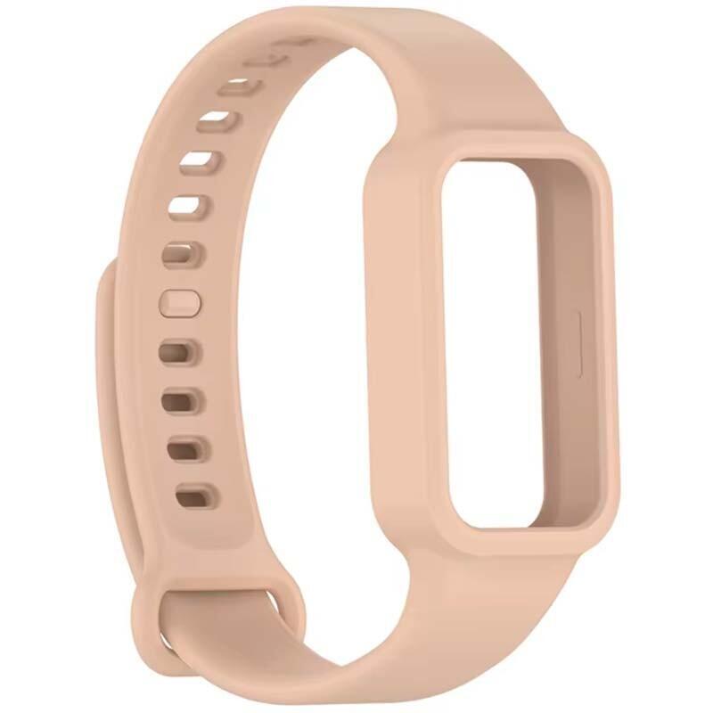 Strap Silicone Xiaomi Mi Smart Band 9 Active / Redmi Smart Band 3 Pink Claro