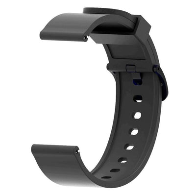 Amazfit Strap Universal Silicone Gum 20MM Smartwatch Xiaomi//Samsung/Huawei/Realme/Ticwatch Black — image 1