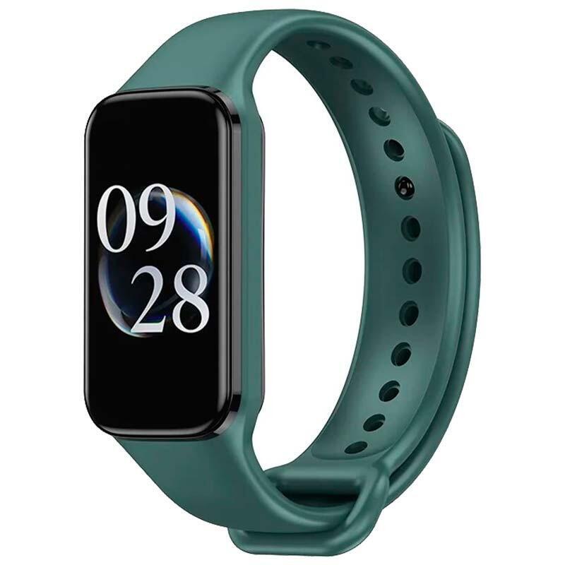Strap Xiaomi Smart Band 8 Active / Redmi Smart Band 2 Silicone Green Oscuro