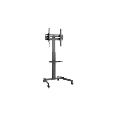 Cromad Stand Floor With Wheels TV 32-55 - Bloqueo Wheels - Adjustable Height - Tray Multiusos - Weight Max. 35 — image 1