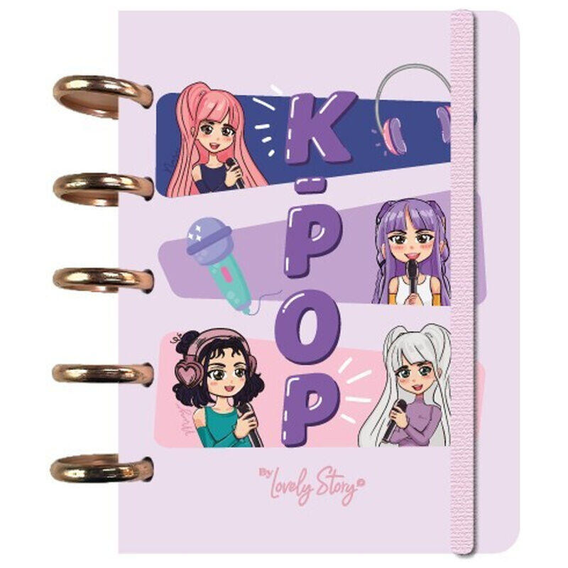 Notebook A6 Pink K-pop