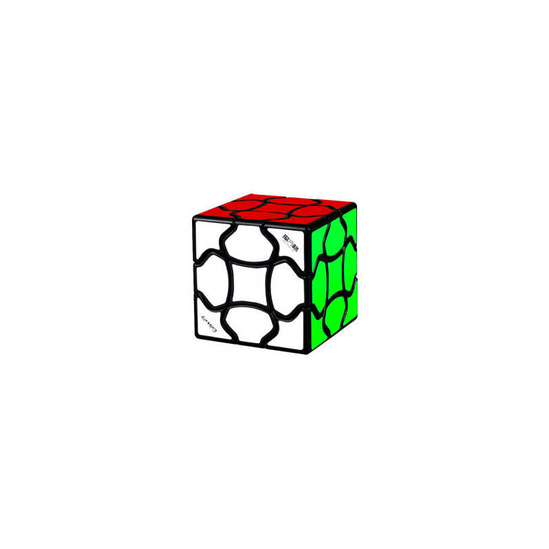 Qiyi Bucket Rubik Fluffy 3X3 Bordes Black