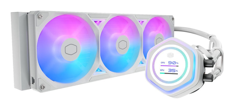 Cooler Master Refrigeración Líquida CPU Masterliquid Atmos Ii 360 LCD White Processor 12CM White 1 Pieces