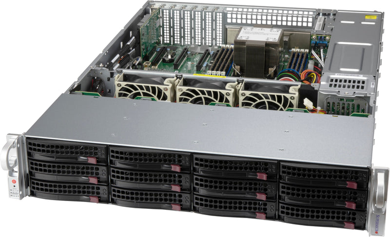 Supermicro CSE-826BAC12-R802LPB Housing Computer Shelf Grey 800W