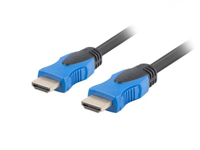 Lanberg HDMI Cable CA-HDMI-20CU-0030-BK Connectors Male/Male Chapados Oro Resolution Up To 3840*2160 3 Metres  — image 1