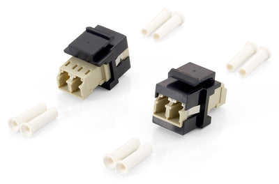 Equip 125570 Adapter Fibre Optic Lc/Lc Beige, Black 8 Pieces — image 1