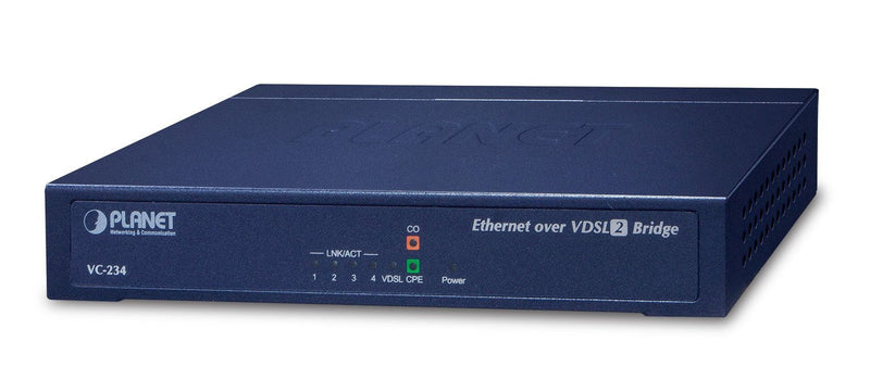 Planet VC-234 Switch Gestionado Fast Ethernet (10/100) Black 1U