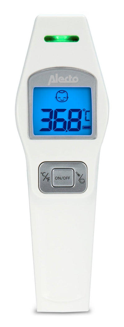 Alecto BC-37 Thermometer Digital Thermometer With Sensor Remote White Frente Buttons — image 1
