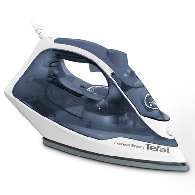 Tefal Express Steam FV2837 Straightener Vapor-seco Soleplate Cerilium 2400W Blue Grey White — image 1