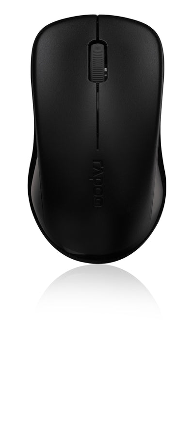 Rapoo Mouse Wireless 1620 2.4GHZ 3 Buttons 1000 DPI Colour Black — image 1