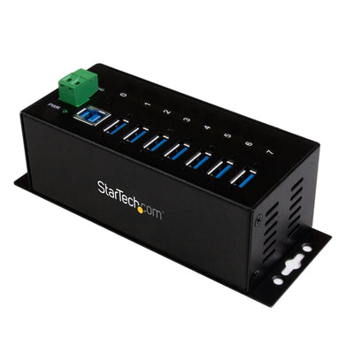 StarTech.com Hub Ladrón USB 3.0 7 Ports Industrial With Power Supply Concentrador USB With Protection Contra D — image 1