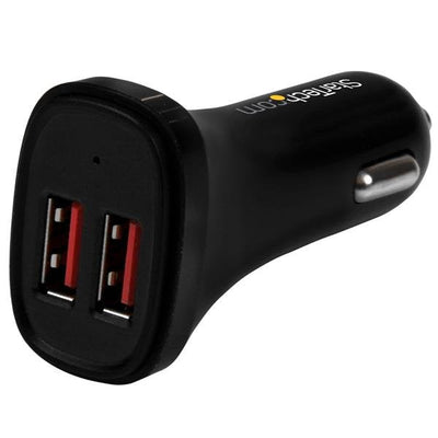 StarTech Car Charger USB 2 Ports 24W 4,8A Negroâ USB2PCARBKS — image 1