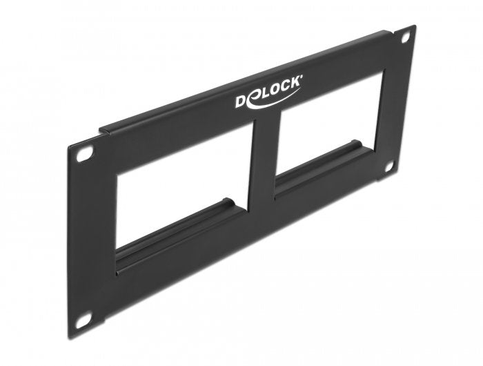 Delock Easy 45 10 Panel Patchpanel 2 X 90,5 X 45,2MM, 2 U, Black