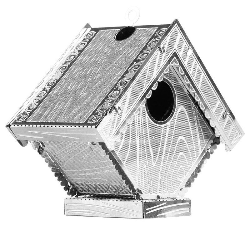 Maqueta 3D Metal Fascinations Bird House Assembly Without Glue Ni Soldadura Maquetas 3D