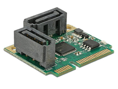 Delock 95260 Mini PCIE I/ Or PCIE Half Size 2 X SATA 6GB/S — image 1