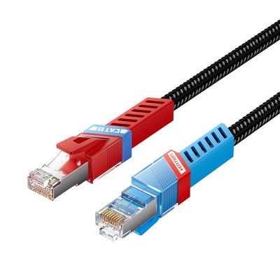 CAT.8 SFTP Gaming Ethernet Patchcabl Cable 26AWG Ikfbg 1.5M Black