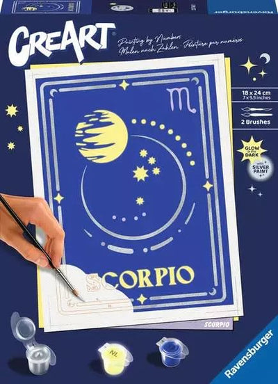 Ravensburger Creart - Signo Zodiacal Escorpio, Pintura 23740 — image 1