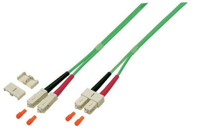 EFB Elektronik Cable Fibre Optic O0318.5OM5 Optical 5M 2X Sc Lszh OM5 Green — image 1