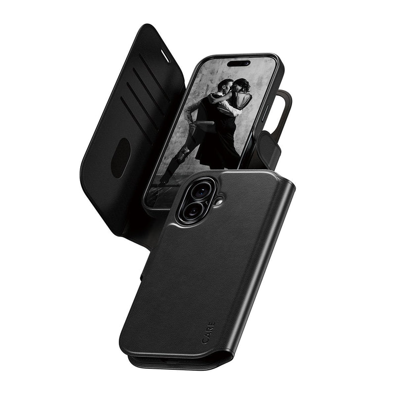 Panzerglass Care™ By ® Tango 2-IN-1 Wallet Case W. Magsafe Iphone 17 Case For Apple - Iphone 2025 Non-pro Blac