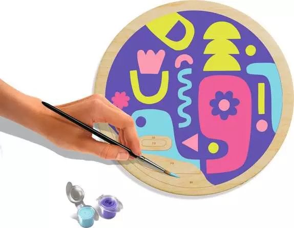 Ravensburger Creart Wooden - Formas Cuadradas, Pintura 25922