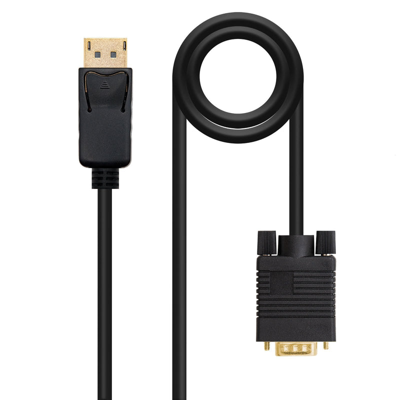 Nanocable Cable Converter DisplayPort Male a VGA Male 5M - Black