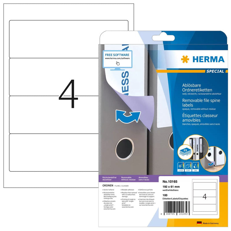 Herma 10165 Label Printer White Label Printer Self-adhesive