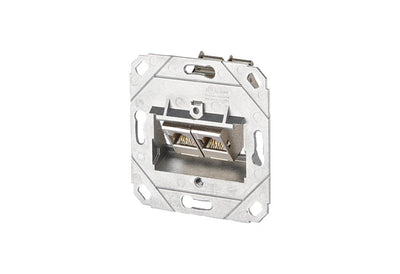 Metz Connect E-dat 2X UP0 CAT.6A Socket Power RJ-45 Silver — image 1