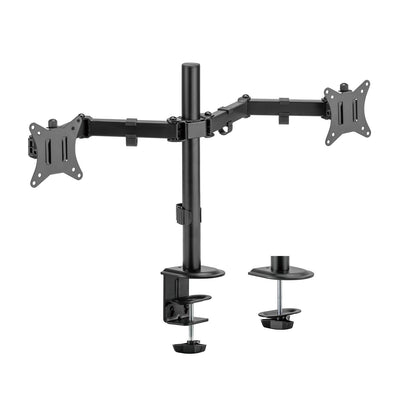 Aisens Desk Mount Eco Swivel And Tilt Monitor/TV 9KG (3 Pivots 2 Arms 17-32, Black — image 1