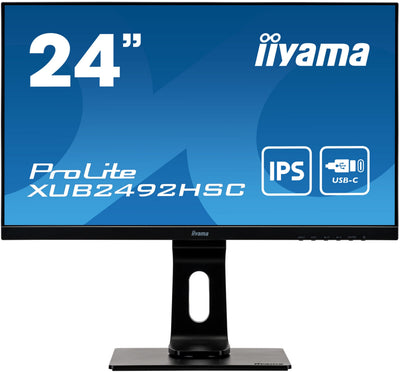 Iiyama Monitor 60.5CM (24) XUB2492HSC-B1 16:09 HDMI + DP + USB-C IPS — image 1