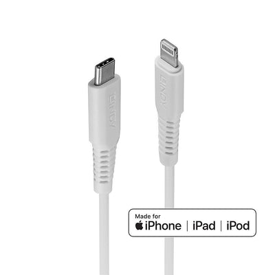 Lindy 3M USB C a Lightning Cable White — image 1