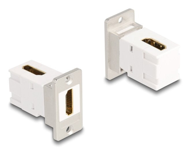 Panel Mount HDMI Connector Female a Female 90° Angulado 8K 60 HZ Konisch