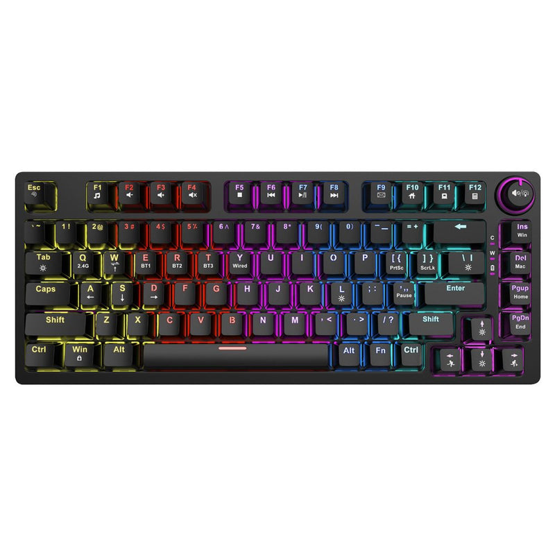 Keyboard Mecánico Wireless Phenix Gateron Yellow Pro, Abs