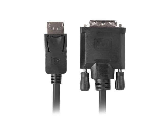 Lanberg Cable DisplayPort a DVI CA-DPDV-10CU-0018-BK DisplayPort Male DVI-d 24 + 1 1.8M Black