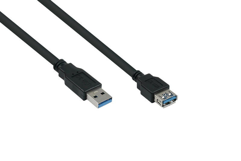 Cable Meimer USB 3.0 Verläng. a M.-a H. Ul Black 1M