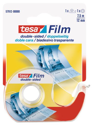 Dispensador Tesafilm + 1 Roll 7,5M 12MM Double Cara — image 1