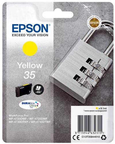 Epson Genuine Ink 35 Durabrite Yellow 650 Paginas/C13T35844010 C13T35844010 — image 1