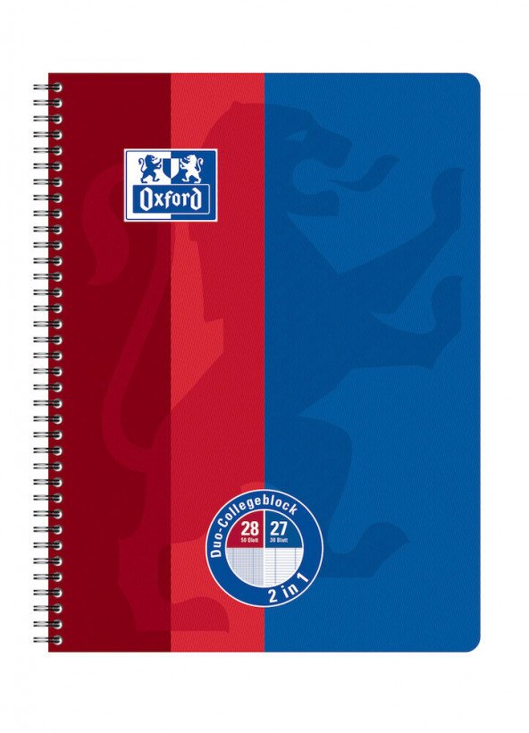 Oxford 400101421 Notebook And Block A4 Blue