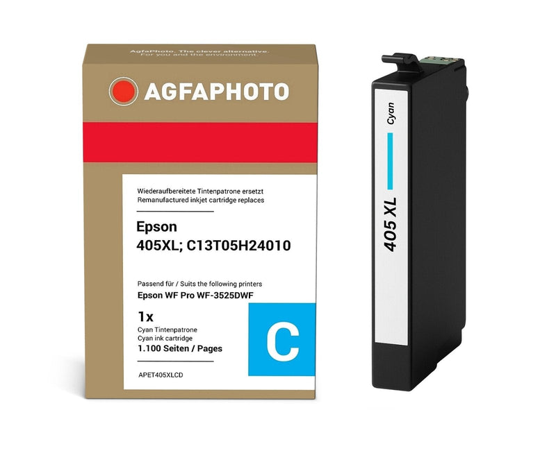 Agfa Photo Ink Cyan APET405XLCD 1100 Copias 14,7ML