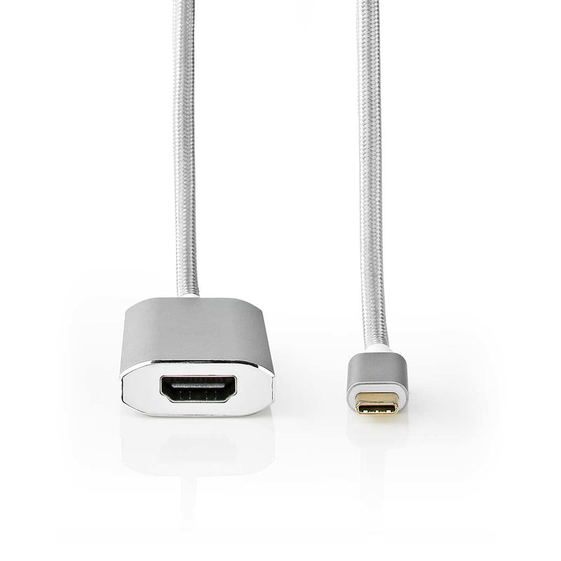 Nedis Usb-adapter USB 3.2 Gen 1 Usb-c™ Connector Male Hdmi™ Power Delivery 2.00M Round Chapado Oro Trenzado /