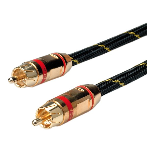 Roline CINCH-CABLE.ROJO.2.5M