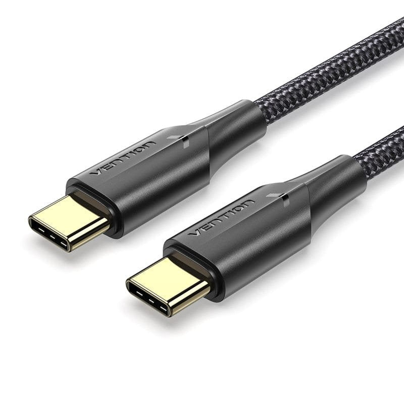 Vention USB Cable 2.0 Type-c 3A Taubi USB Type-c Male USB Type-c Male Up To 60W 480Mbps 3M Black