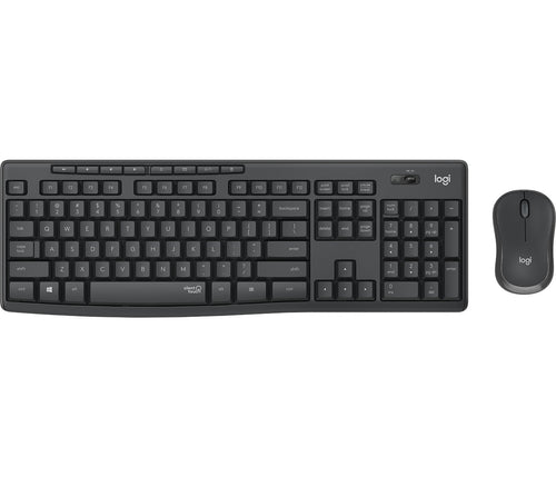 Logitech Keyboard Nórdico MK295 Silent Wireless Combo Mouse Included USB QWERTY Graphite — image 1