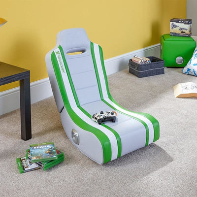 X Rocker Shadow 2.0 Chair Gaming Asiento Acolchado Green White — image 1