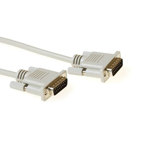 5 Metre Serial 1:1 Connection Cable 15 Pin D-sub Male - 15 Pin D-sub Male