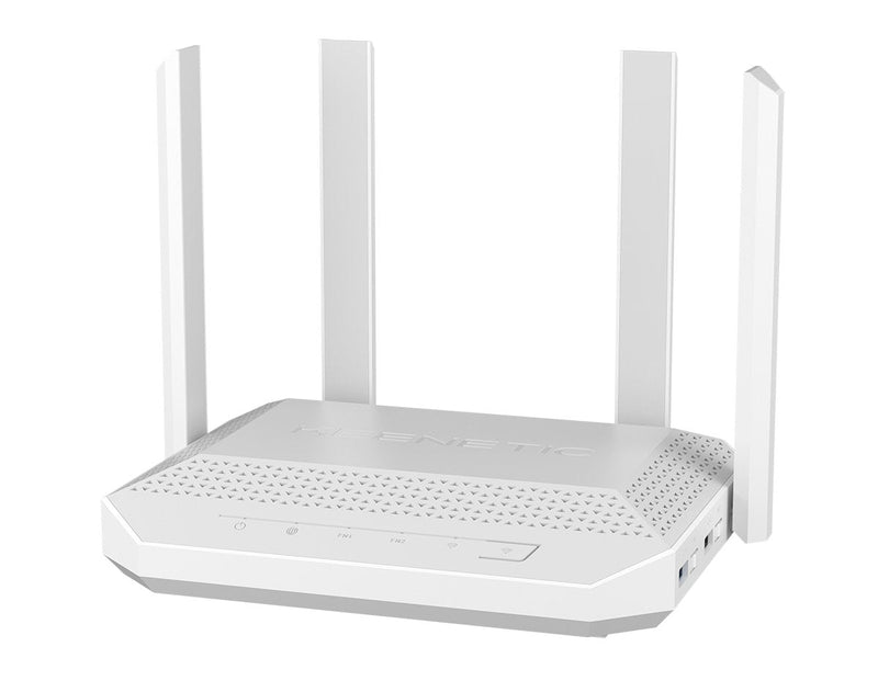 Keenetic Hero KN-1012 Router Wi-Fi 6 Double Band Mesh AX3000 1 Port Combo RJ45/Sfp 2.5Gbps Vpn