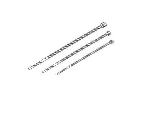 Clamp Cable 200MM (2,5MM) Transparent Bag 100 Units