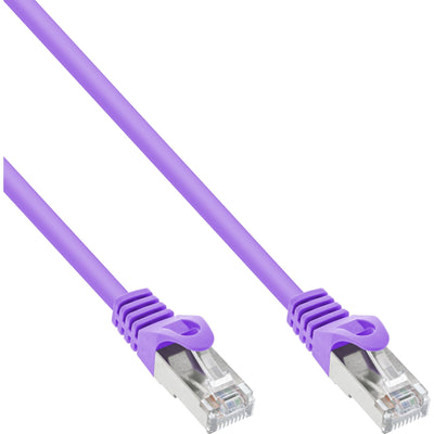 Inline Network Cable Sf/UTP CAT.5E Violet 2M — image 1