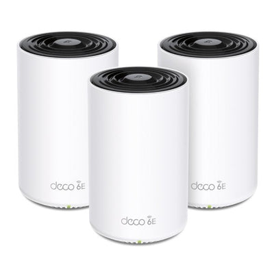 TP-Link Deco XE75 Tribanda (2.4GHZ 5GHZ 6GHZ) Wi-Fi 6E (802.11AX) White 3 Internal — image 1