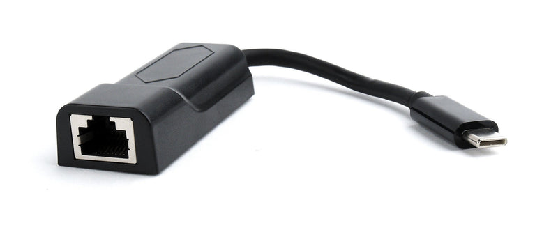 Gembird Adapter USB-C a RJ45 LAN 1000MBIT/S Black A-CM-LAN-01